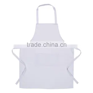 100% Cotton White Long Work Apron for Doctors thumbnail-3