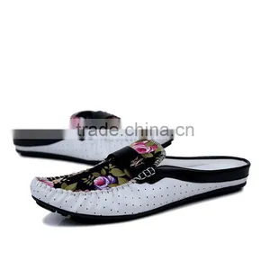 Brand Fashion Leather Peas Shoes Casual Loafers for Men, Adults Casual Shoes Slippers Have Sample for Male Made in Jinjiang thumbnail-4
