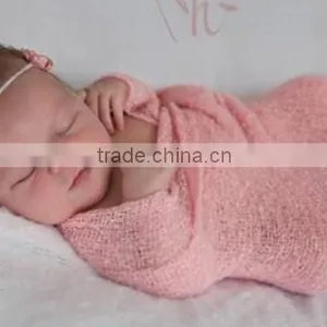 Multiple Color and Size Newborn Rayon Wrap Baby Stretch Knit Wrap Photo Props Newborn Photography thumbnail-6
