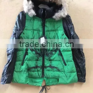 GZY Down Jacket Women Good Qualitmixed Coat High Quality Light Weight Whoelsale Guangzhou 2017 Stock Wearble Warm thumbnail-4