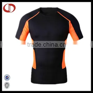 Cannda Mens Polyester Spandex Fitness t Shirt Sport thumbnail-1