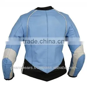 Womens Leather Motorbike Jacket thumbnail-2