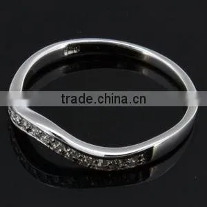 One Row Silver Ring thumbnail-1