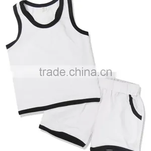 Custom Designer Baby Boutique Clothing Little Child Pajamas Cotton Spandex Blank Baby Fashion Pajamas thumbnail-2