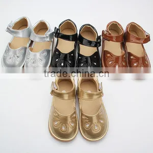 Non-slip Leather Baby Sandals Summer Children Squeaky Shoes thumbnail-6