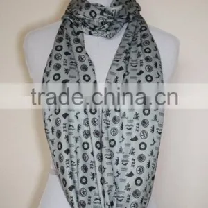 Game of Thrones, Winter is Coming Infinity Scarf for Gals, EXTRA LONG thumbnail-5