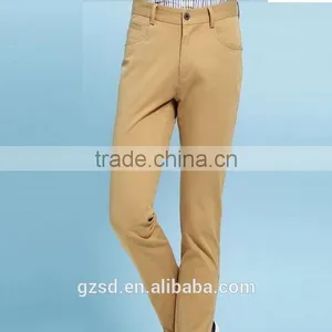 2015 Slim Fit Latest Hot Selling Khaki Casual Pants for Men thumbnail-5