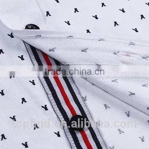 Hot Sale Polyester Cotton Special Placket Custom Full-size Printed Man T-shirt thumbnail-5