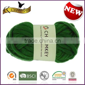 Charmkey Hot Sale Iceland Yarn Acrylic Roving Yarn Polyester Blended Yarn From China thumbnail-4