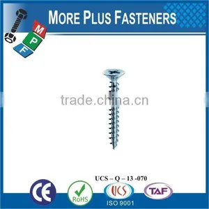 Made in Taiwan High Quality Stainless Steel Drywall Screw Torx Countersunk Head Screw Countersunk Screw thumbnail-1