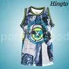 Customized Cool High School Basketball Uniforms Sports Clothes Breathable thumbnail-1