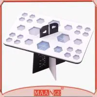 High End Black Circular Hole Shelf for Drying the Cosmetic Makeup Brush thumbnail-3