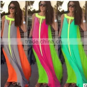 Onen Trade Assurance Instyles Summer Women Short Sleeve Shirt Style Chiffon Dresses for With Belt Plus Sizes 1455 Outlet f thumbnail-5