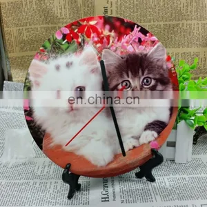 Hot Sale Personalized MDF 20cm Round Wall Clock Dial thumbnail-1