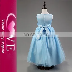 Wholesale Colorful Girl Party Wear Latest Design Flower Girl Dress Wedding Fancy Children Girl Dress thumbnail-2