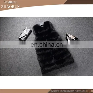 New Style Women's Real Fox Fur Vest / Real Fox Fur Coat And Jacket thumbnail-3