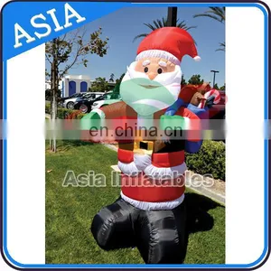 20ft Christmas Inflatable Santa For Indoor And Outdoor thumbnail-2