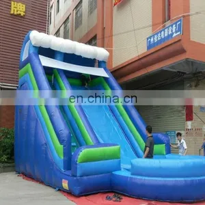 HI 0.55/0.65mm PVC Tarpaulin Giant Inflatable Floating Water Slide, Pool Water Slide thumbnail-1