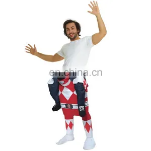Funny Halloween Carnival Party Piggyback Ride On Power Man Costume thumbnail-3