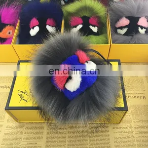 Small Monster Pendant Fashion Personality Fur Bag Accessories thumbnail-5