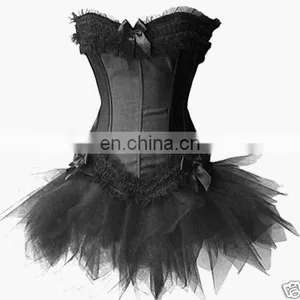 Black and Lace Corset Tutu Dress thumbnail-1