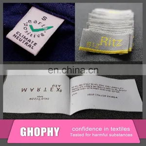 Low Cost Custom Brand Woven Label for Clothing thumbnail-1