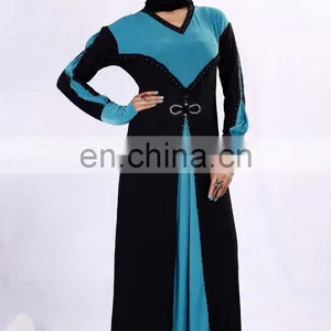Cheap Muslim Clothing Indian Lycra Abaya | Ladies Burqa thumbnail-1