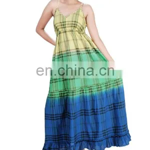Cotton Hand Ombre Dyed Dress thumbnail-1