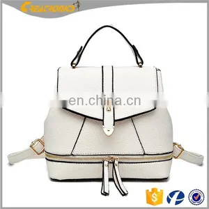 CR 80% Customer Repeat Order New Product Sales Well Cheap Rucksack for Young Girls Pink Color Womens Leather Purse Backpack thumbnail-2