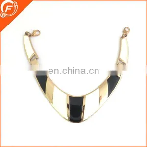 2017 Fashion Black and White Mixture Color Metal Chain With Lobster Claps for Garment Decoration thumbnail-2