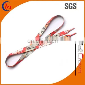 High Quality Custom Printed Recycled Polyester Sublimation Shoelaces thumbnail-1