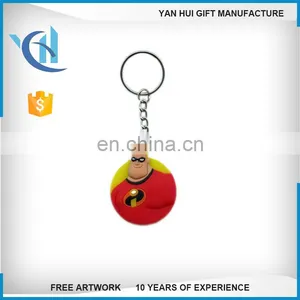 Custom Pvc 3D Rubber Name Keychain, 3d Pvc Keychain, 3D Keyring thumbnail-3