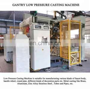 Metal Zinc Alloy Casting Pipe Fittings Brass Alloy Parts Low Pressure Gravity Die Casting Machine thumbnail-6