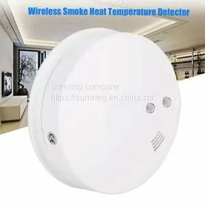9v 220v Battery ac Smoke Alarm 433mhz Optical Wireless Smoke Detector thumbnail-1