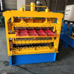 Nice Design Three Layer Metal Panel Roll Forming Machine thumbnail-4