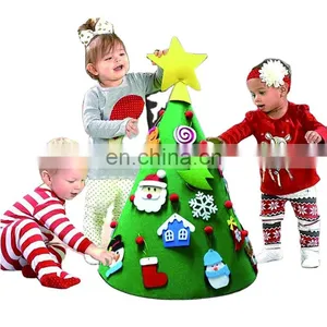 5 Designs Felt Christmas Ornaments Felt Christmas Tree Hanging Decorations thumbnail-2