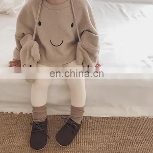 5698 Quickly Delivery Supplier Kids Warm High Waist Kids Leggings for Girl thumbnail-5