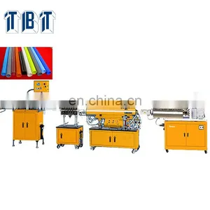 T-BOTA TBTSE-8176G PVC, PE, PP,PS, PA, PC, PU Tube Extrusion Single Screw Plastic Pipe Extrusion Line thumbnail-1