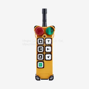 Universal F24-6D Industrial Radio Wireless Remote Control 6 Double Speed Keys 2 Step Buttons TELEcrane for Overhead Crane 36V 220V 380V AC thumbnail-2