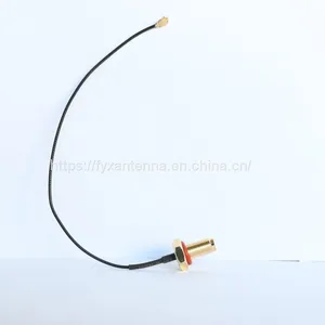 RF Connector Pigtail Cable SMA Female Bulkhead to U.fl Extension Cable 1.13 Cable thumbnail-1
