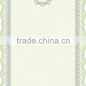 New Arrive Security Anti-fake Certificate Watermark Paper With Visible/invisible Fibers thumbnail-2