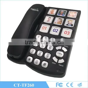 Good Performance Corded Big Picture Telephone With Big Button thumbnail-1