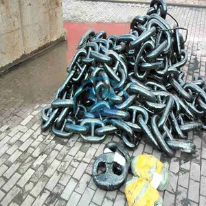Black Coated Small Anchor Chain12.5-38mm Galvanized Marine Chain thumbnail-3