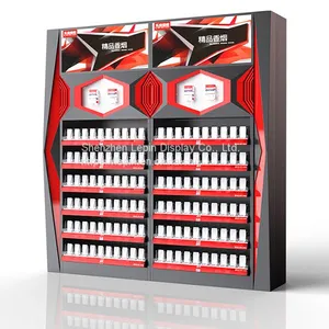 Lepin New Supermarket All-steel Smoke Cabinet Display Cabinet Convenience Store Cigarette Rack Cashier Counter Tobacco and Wine Cabinet Combination thumbnail-1
