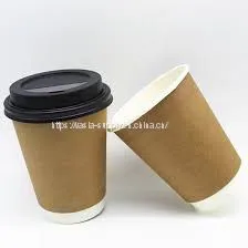 Cup Disposable Double Wall Paper Cup With Lid 8oz China Disposable Cutlery thumbnail-1