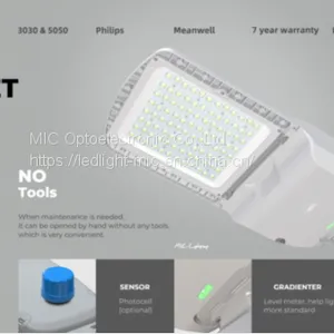 New Design Road Project Lighting 50W 60W 80W 100W 150W 200W 240W 300W Led Street Light Outdoor thumbnail-1
