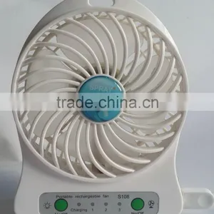 5v Usb Mini Rechargeable Bracker Fan thumbnail-1
