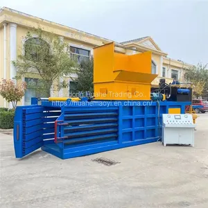 Horizontal Hydraulic Packer Beverage Bottle Can Compression Carton Cardboard Woven Bag Used Clothes Binding thumbnail-5