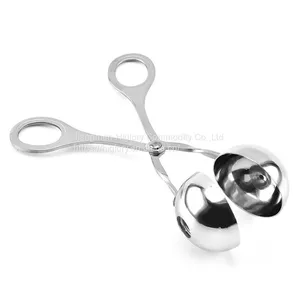 Non-Stick Stainless Steel Meat Baller Tongs Cake Pop Meatball Maker Ice Tongs Salad Tong Dough Scoop thumbnail-4