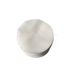 Grande Diameter 5.5cm Disposable Non-woven Gauze Swab Round Cotton Pad Wet Compress Cotton 47g Mesh Non-woven Fabric thumbnail-1